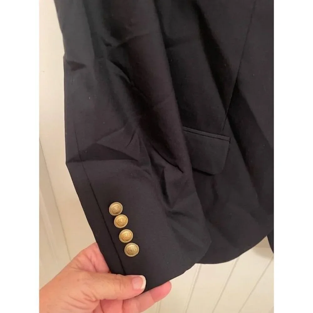 Jos A. Bank Executive Blazer Traditional Fit Men's‎ 42L Black 100% Wool